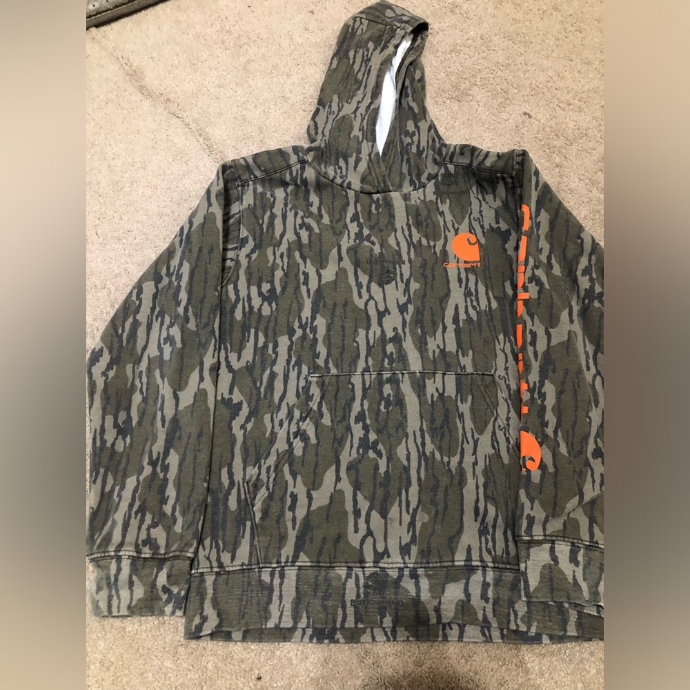 Boys camo hoodie